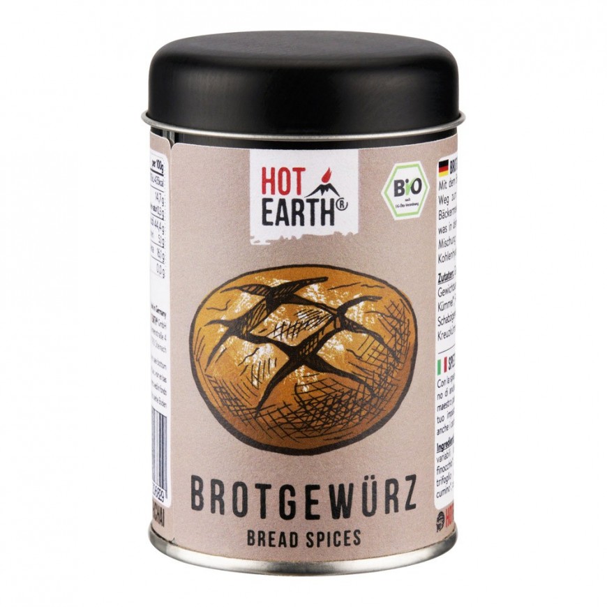 HOT EARTH bread spices | organic | spice blend | HOT EARTH