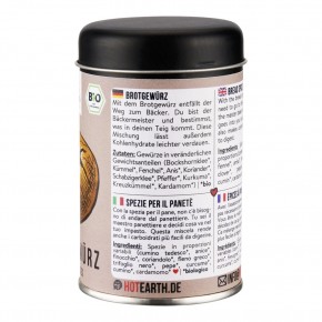 HOT EARTH bread spices | organic | spice blend | HOT EARTH