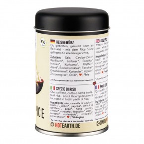 Riz Ravissant | Épice de riz | bio | mélange d'épices | HOT EARTH