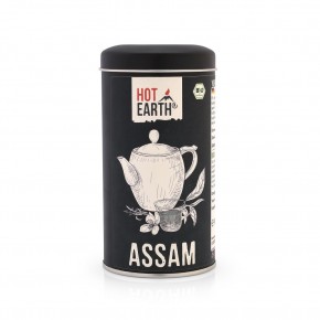 HOT EARTH Tè nero, Assam | biologico | foglie sfuse | HOT EARTH