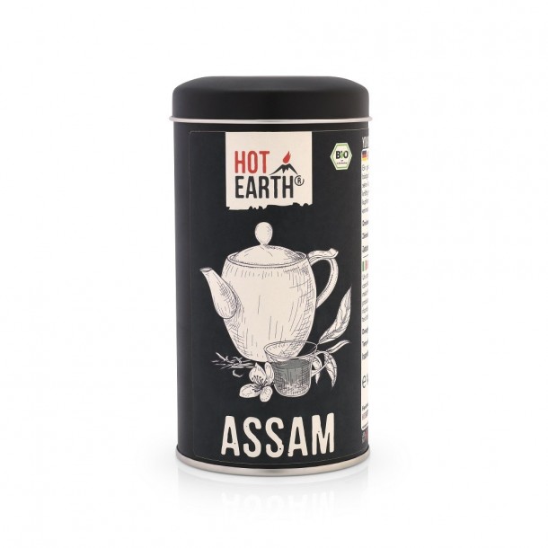 Thé noir, Assam | bio | feuilles en vrac | HOT EARTH
