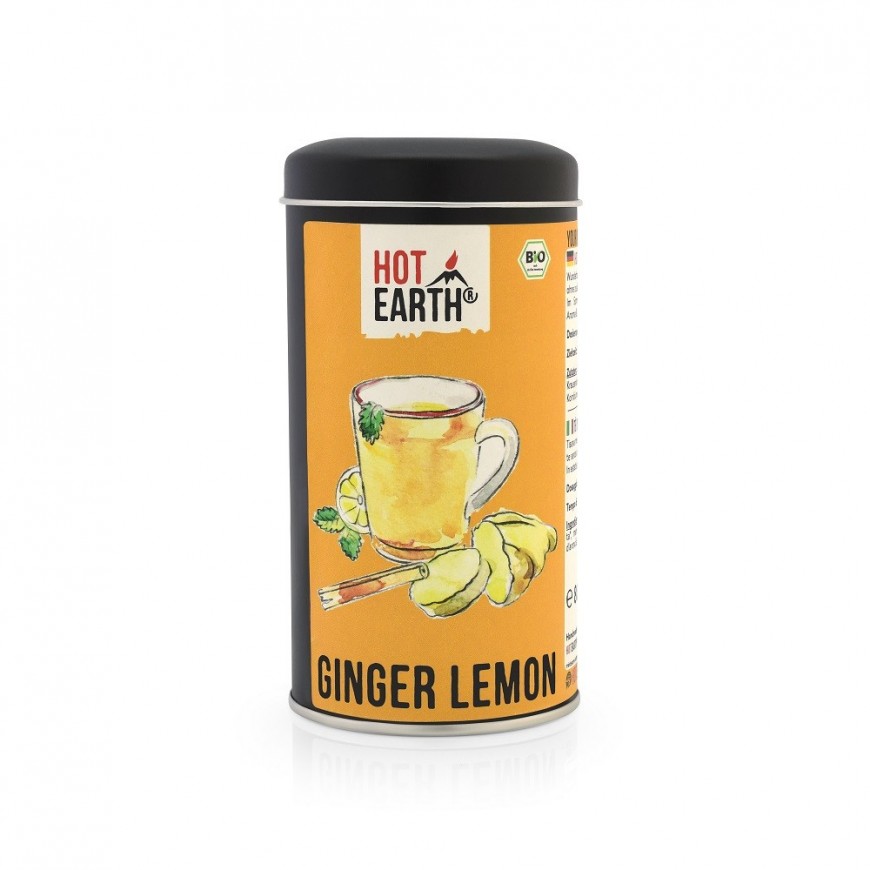 HOT EARTH Ginger-Lemon Tea | organic | loose leaves | HOT EARTH