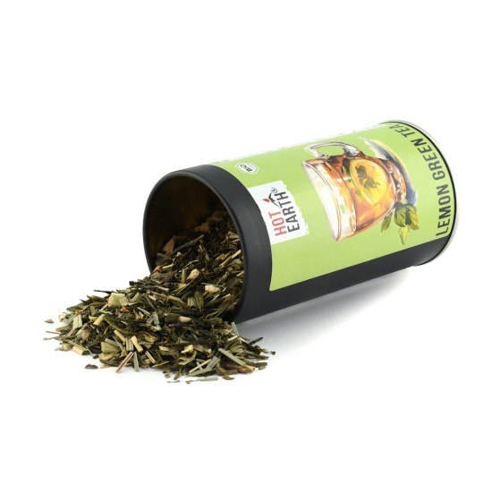 HOT EARTH Thé vert au citron | bio | feuilles libres | HOT EARTH