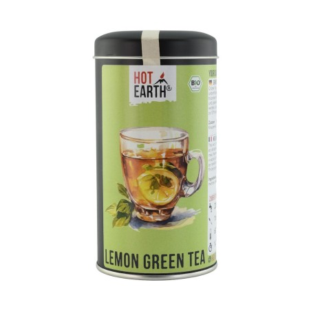 Grüner Tee mit Zitrone | bio | lose Blätter | HOT EARTH
