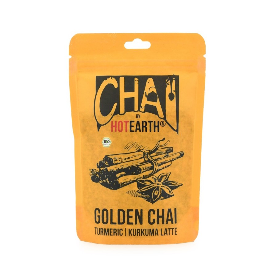 Golden Chai | Turmeric Latte | organic | Golden Milk | HOT EARTH
